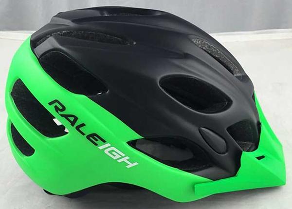 CASCO *RALEIGH* R-15 IN-MOULD NEGRO/VERDE