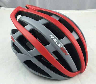 CASCO *RALEIGH* R-24 IN-MOULD CMP ROJO/GRIS
